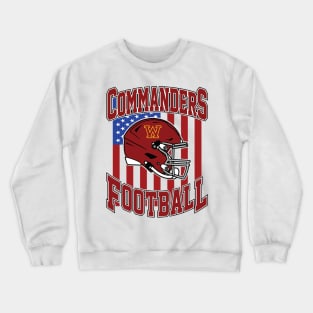 Retro Commanders Football Crewneck Sweatshirt